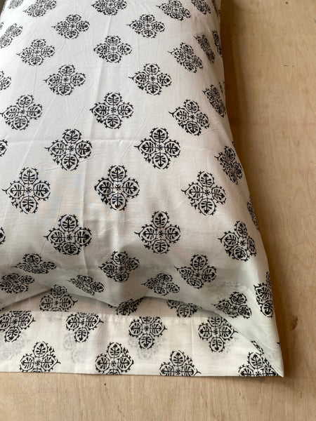 Suzani Flower<br>Ebony<br>Pillow Cases & Shams