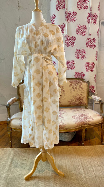 Suzani Flower<br> Colour Rattan<br> Robe