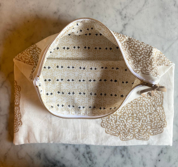 Carry All Pouch<br> Tiger Butterfly<br> Gold Leaf