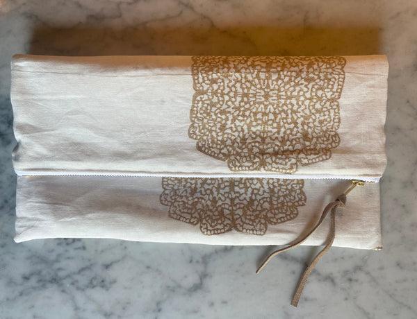 Carry All Pouch<br> Tiger Butterfly<br> Gold Leaf