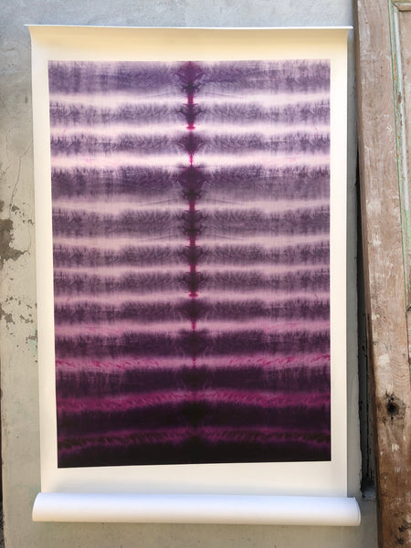 Shibori Wallpaper <br> Hot Blooded