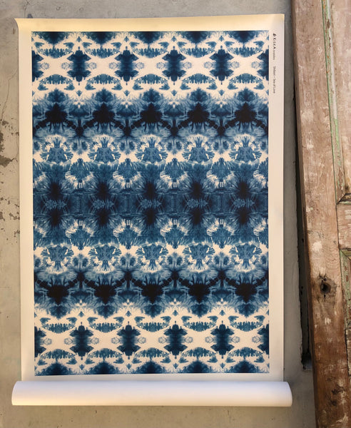 Shibori Wallpaper <br> Sea of Love ~ Minor