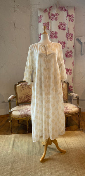 Suzani Flower<br> Colour Rattan<br> Kurta Gown