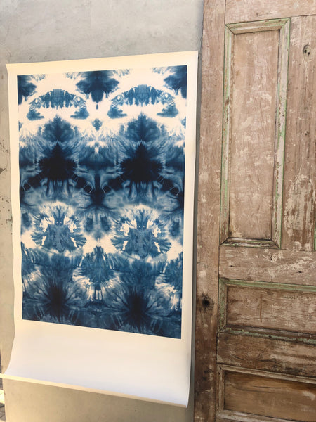 Shibori Wallpaper <br> Sea of Love