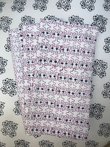 Tofino<br>Colour<br> Bougainvillea and Indigo <br> Napkin Set