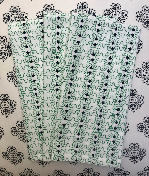 Tofino<br>Colour<br> Jade and Ebony <br> Napkin Set